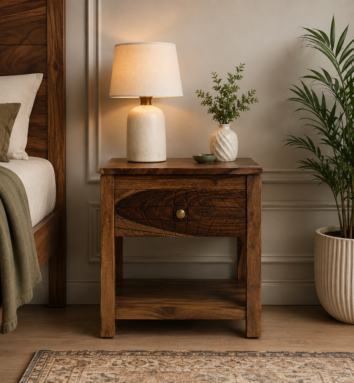 Wexora-Premium-Wooden-Night-Stand-with-Storage-Drawer-classic-wood-1.png Wexora Premium Wooden Night Stand with Storage Drawer - Image 1