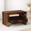 Kustic Haven Wooden Bedside Table for Modern Bedrooms