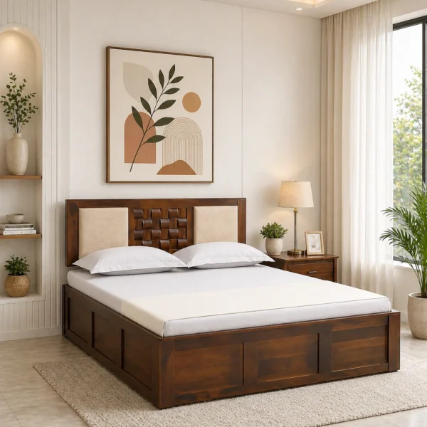 Vienna Modern Bed with Underbed Storage