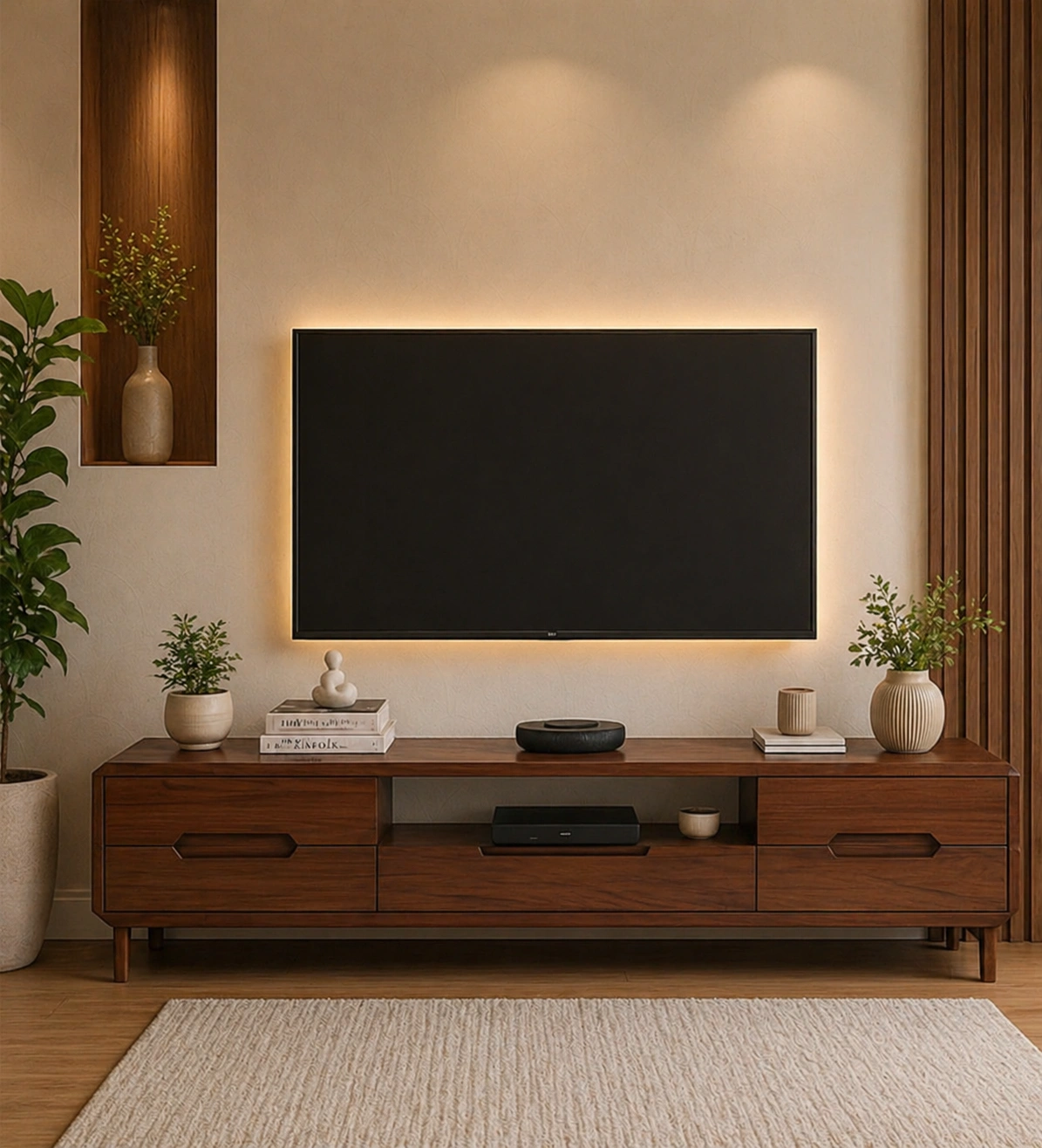 Luxury-Walnut-Finish-TV-Unit-with-Backlit-Panel-Design-5-1.webp Luxury Walnut Finish TV Unit with Backlit Panel Design - Image 1